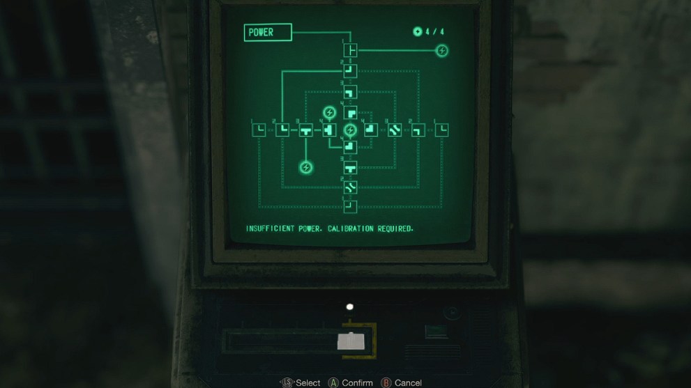 Resident Evil 4 Remake Reroute power puzzle in Waste Disposal.