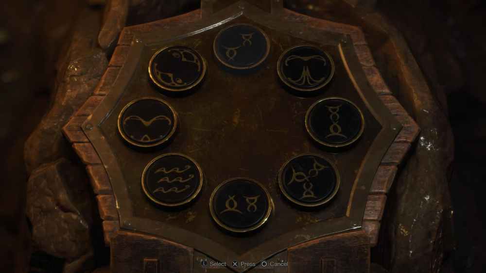 small cave shrine puzzle solution in resident evil 4 remake