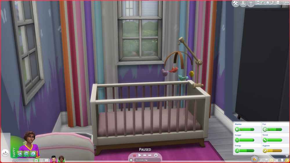 Mise à jour du berceau Sims 4 Infants