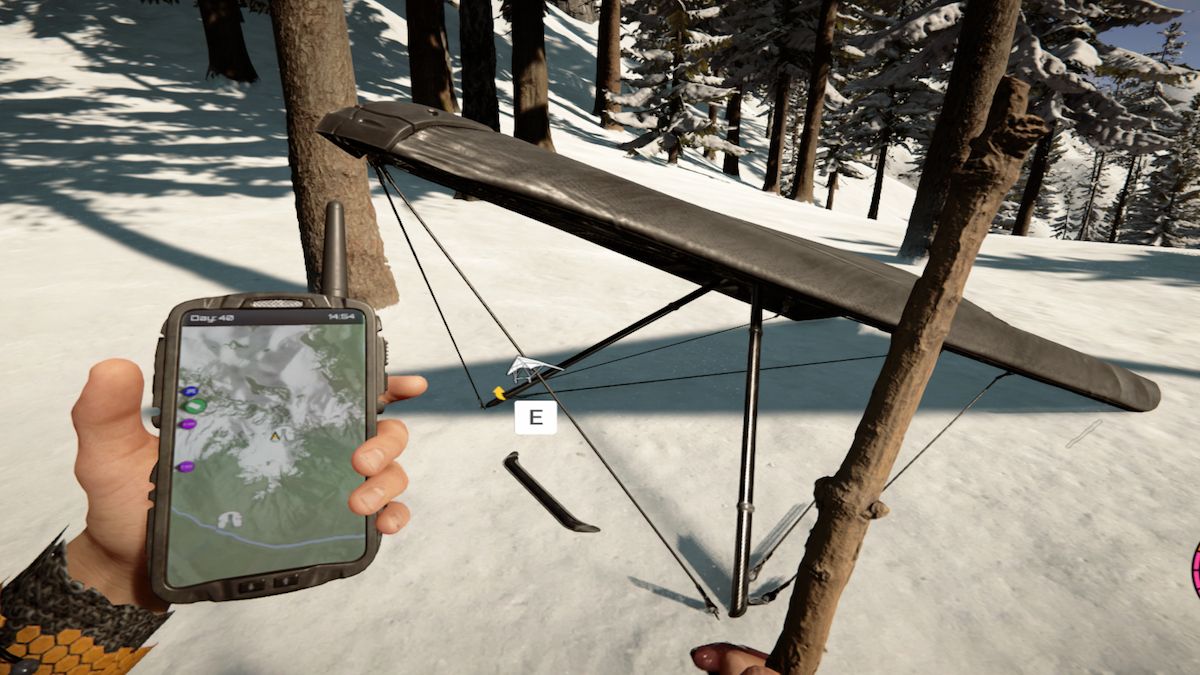 Hang Glider in Sons of the Forest