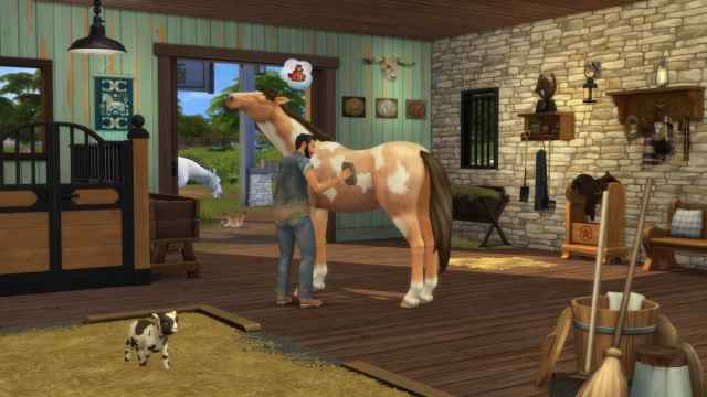 Key art for The Sims 4: Horse Ranch Expansion Pack