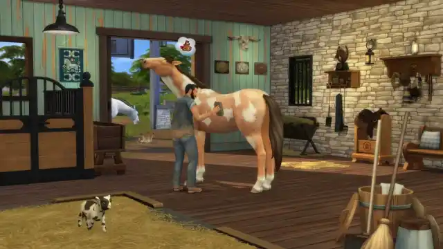 Ключово изкуство за пакета Sims 4: Horse Ranch