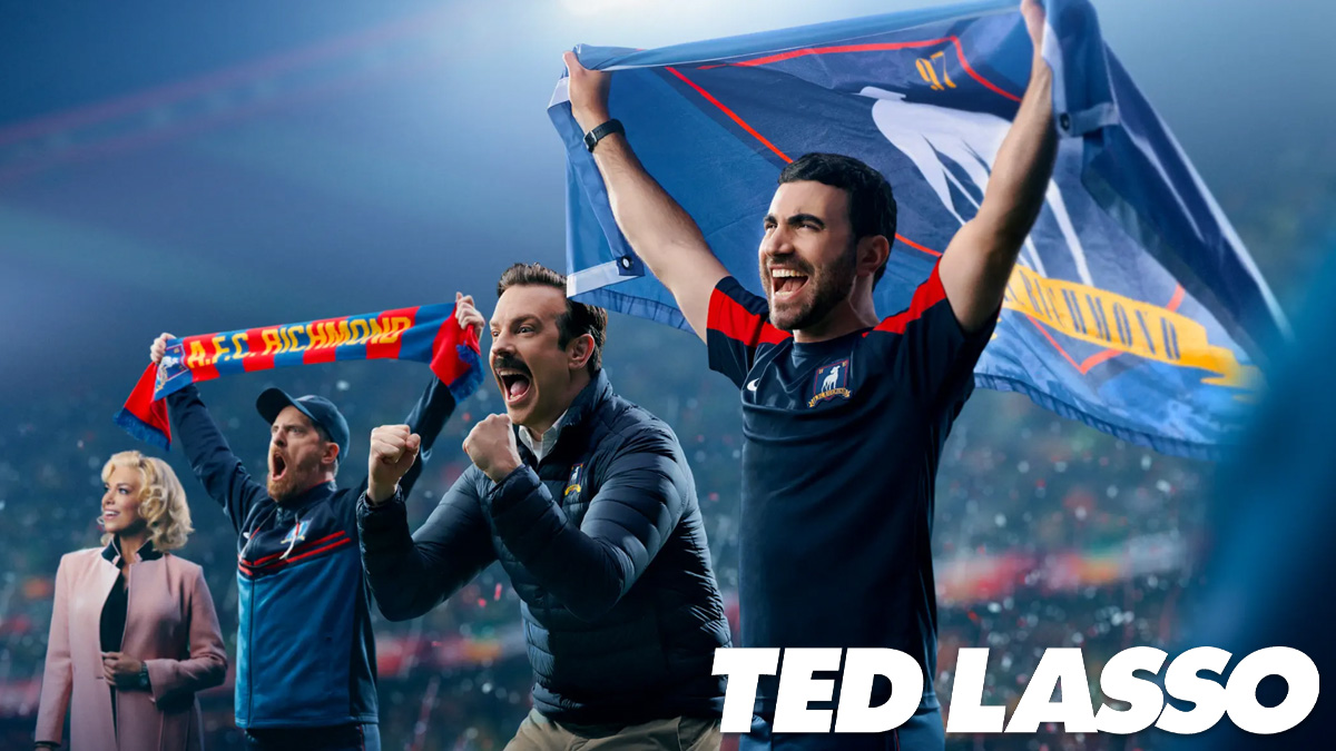 Ted Lasso promotional image with logo