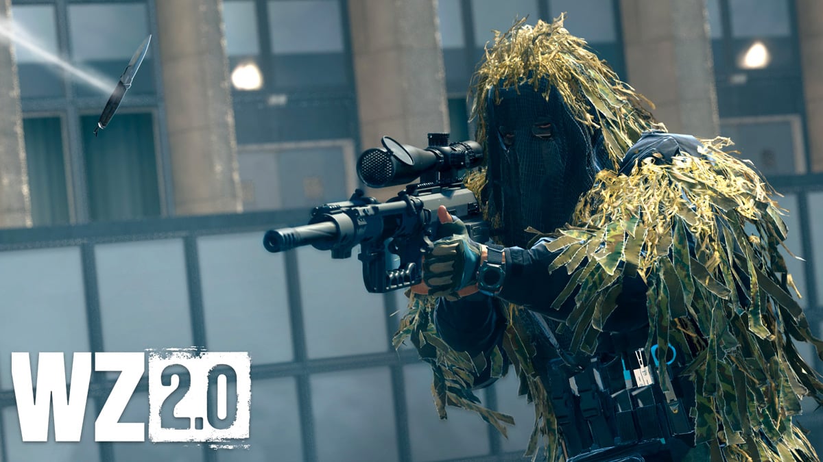 Warzone 2 Sniper Character in Ghilly Suit