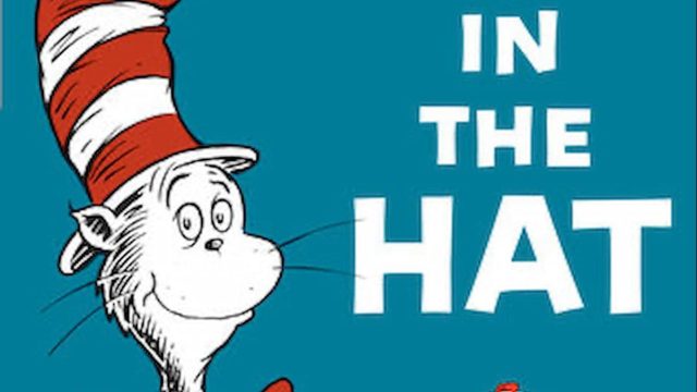 The Cat in the Hat book over