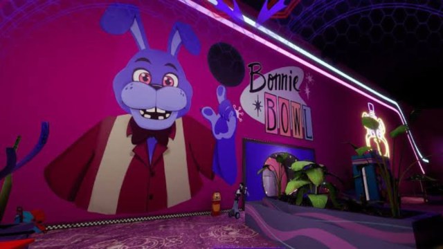Five Nights at Freddy's Security Breach who is the character Glamrock Bonnie?
