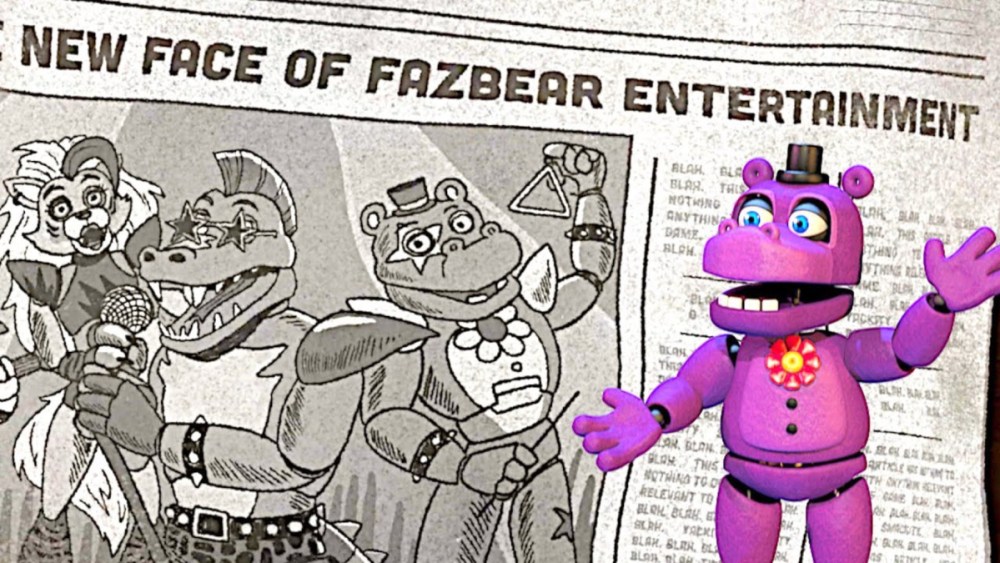 Five Nights at Freddy's Security Breach who is the character Glamrock Hippo?