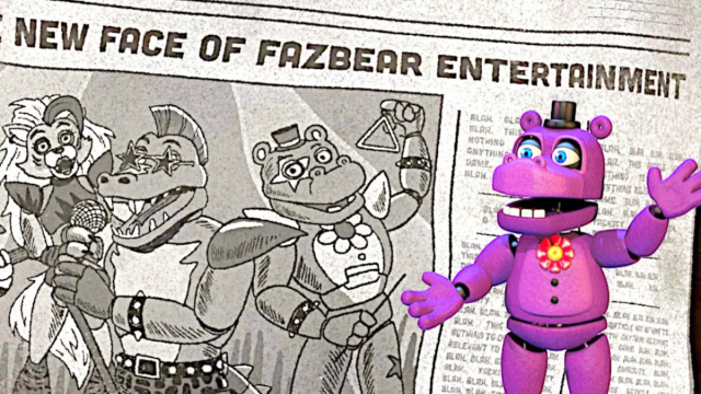 Five Nights at Freddy's Security Breach who is the character Glamrock Hippo?