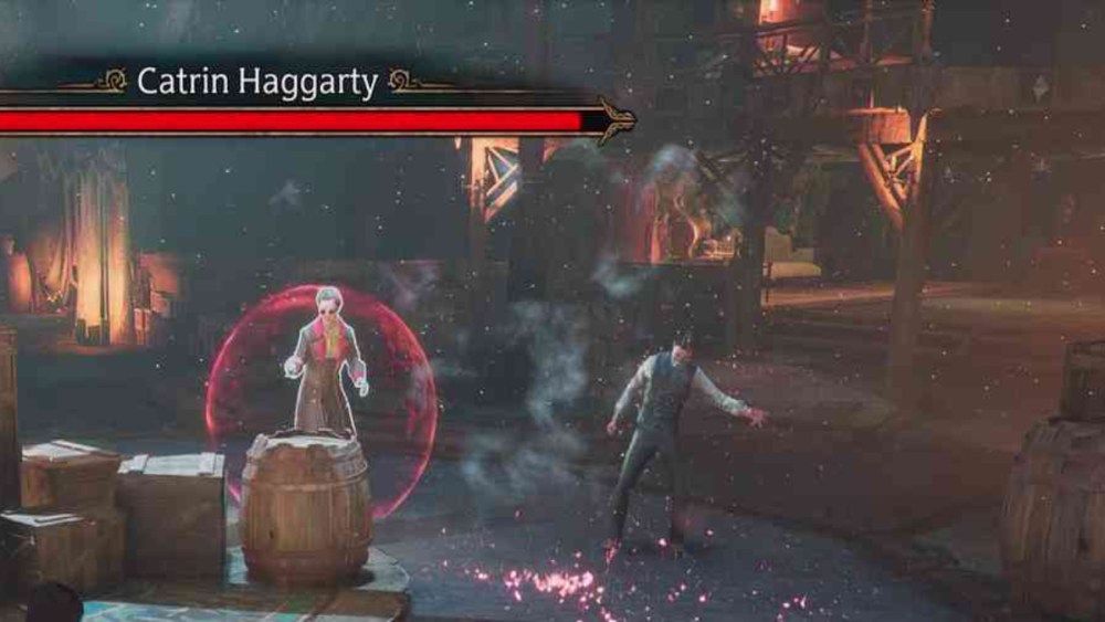 Hogwarts Legacy how to defeat Infamous Foe Catrin Haggarty.