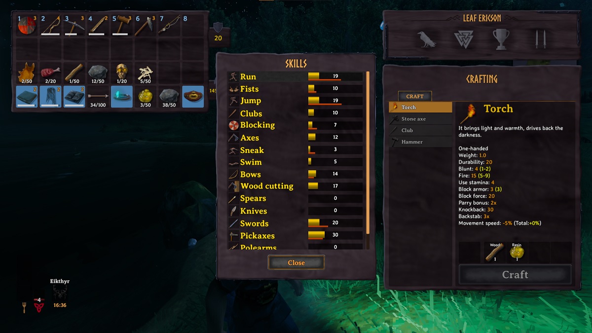 How to Level Up All Skills in Valheim Twinfinite