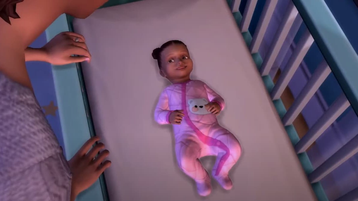The Sims 4 Infant in Crib