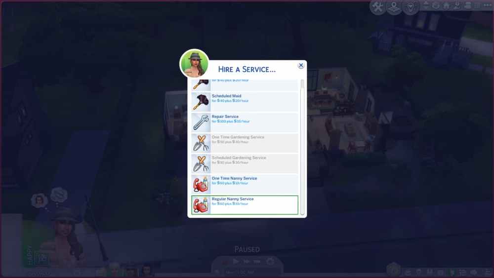 The Sims 4 Second Nanny Mod