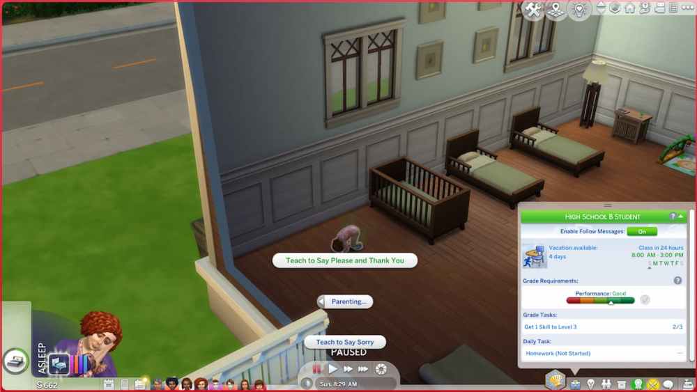Parenting Social Interactions in The Sims 4