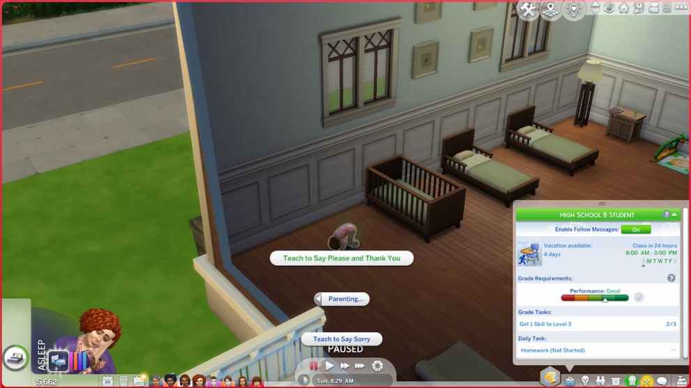 Parenting Social Interactions in The Sims 4