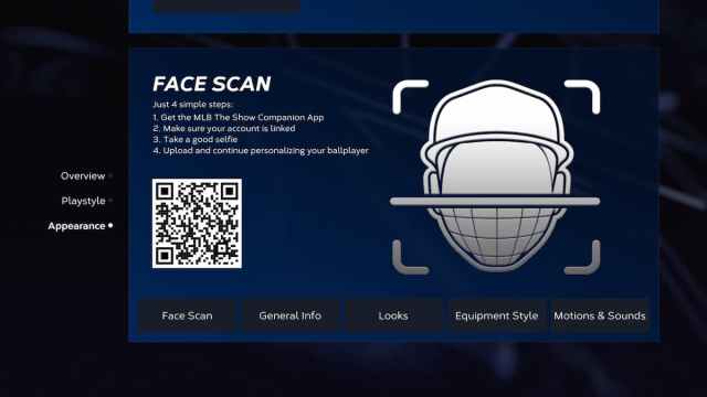 Face Scan MLB The Show 23