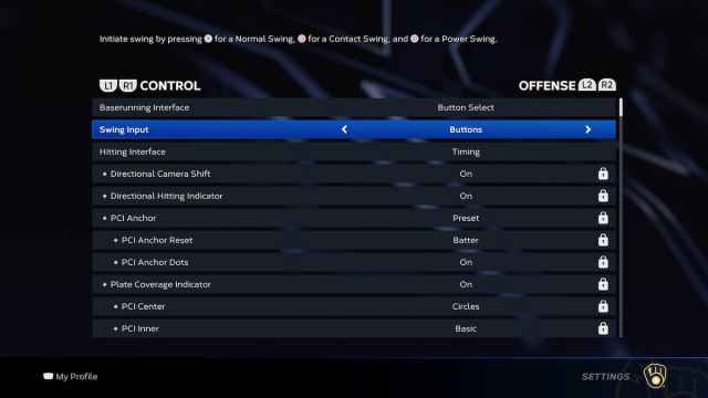 All Hitting Settings & Options in MLB The Show 23.