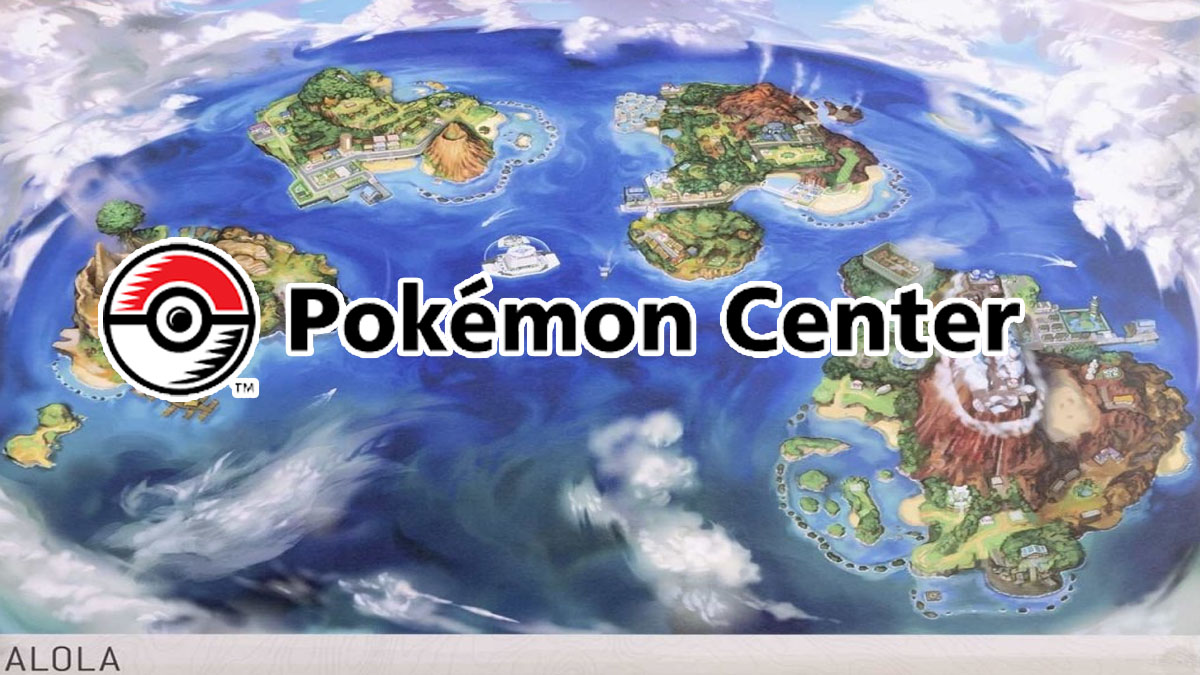 Pokemon Center map poster