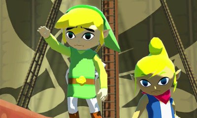 wind waker hd link and tetra