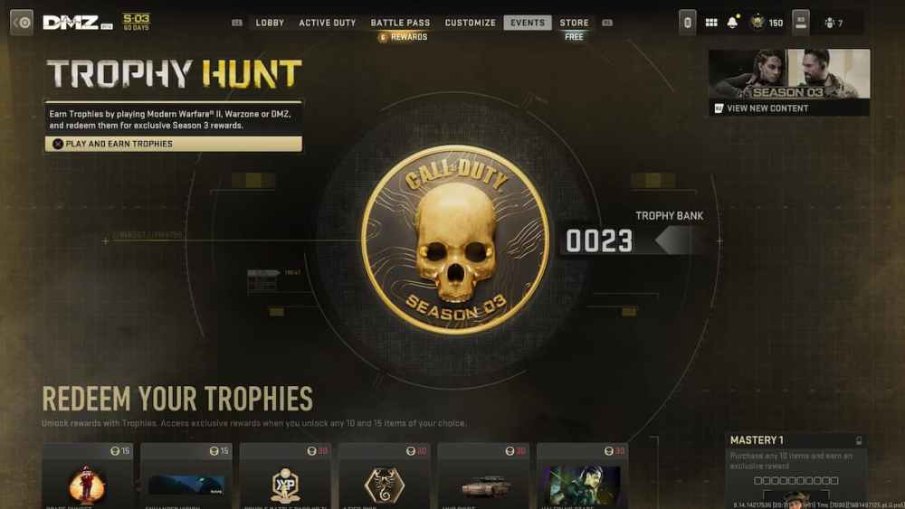How to Earn Rewards in Warzone 2 & Modern Warfare 2 Trophy Hunt Event