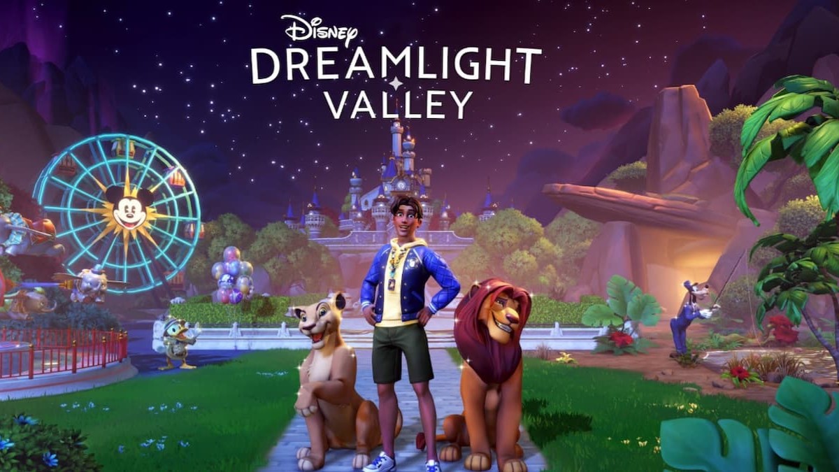 Simba and Nala in Disney Dreamlight Valley