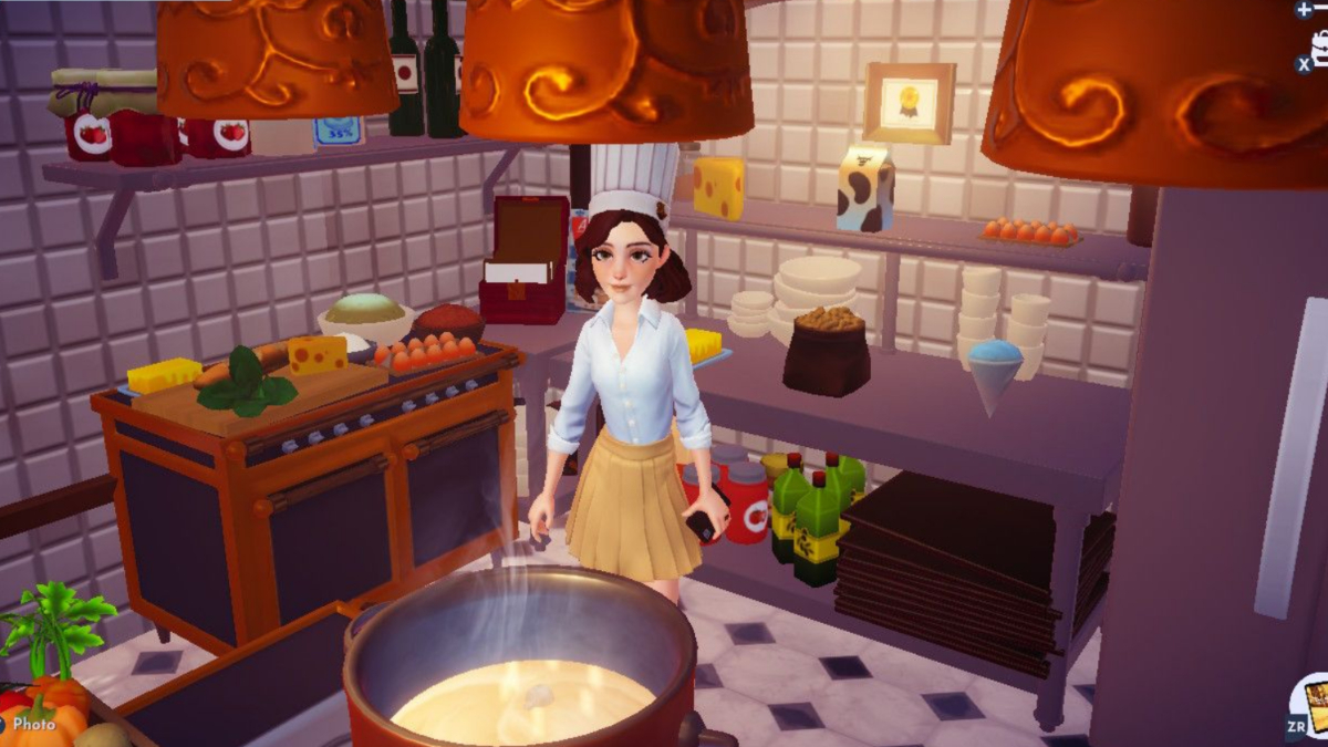 Cooking at Chez Remy's in Disney Dreamlight Valley
