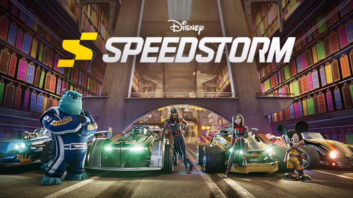 Disney Speedstorm promo image of racers.