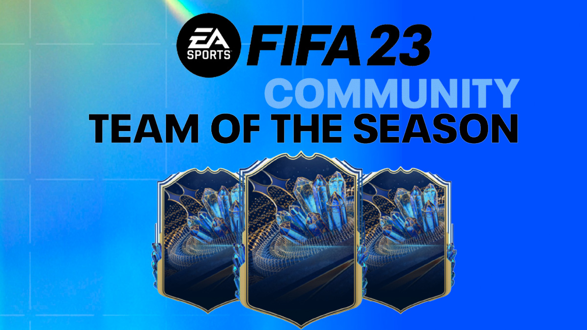 FIFA 23 Team of the Season cards on FIFA 22 TOTS background