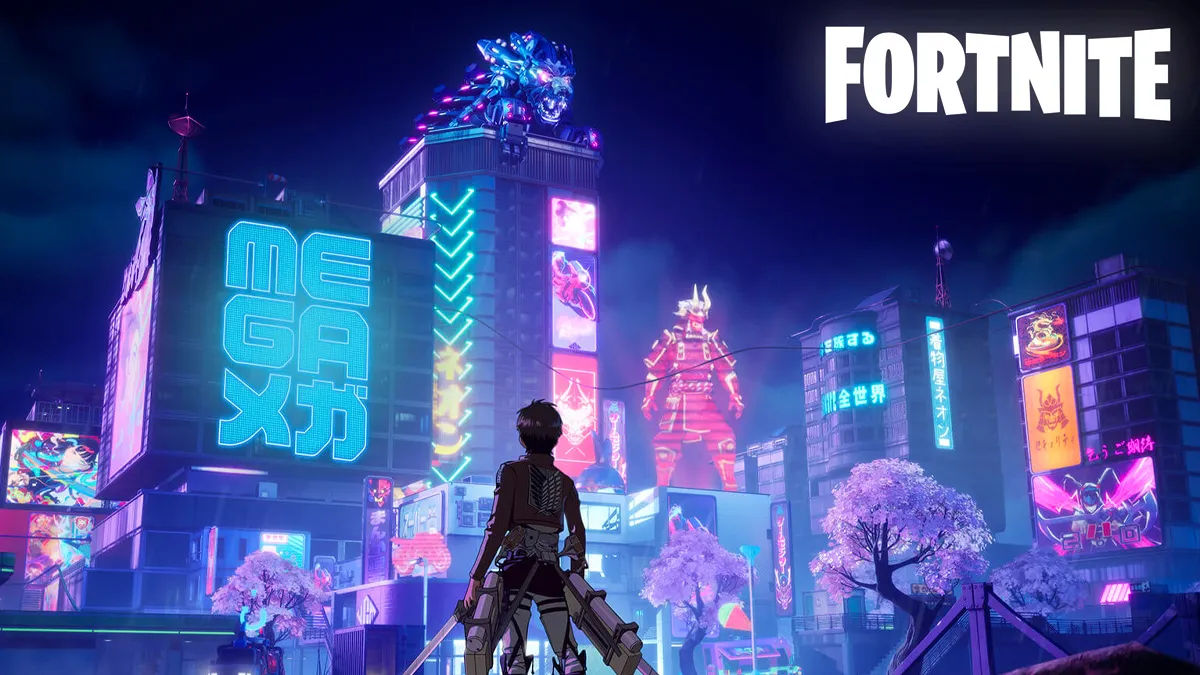 Fortnite Attack on Titan Crossover image from patch 24.20