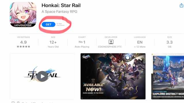 Honkai Star Rail preload details and download size