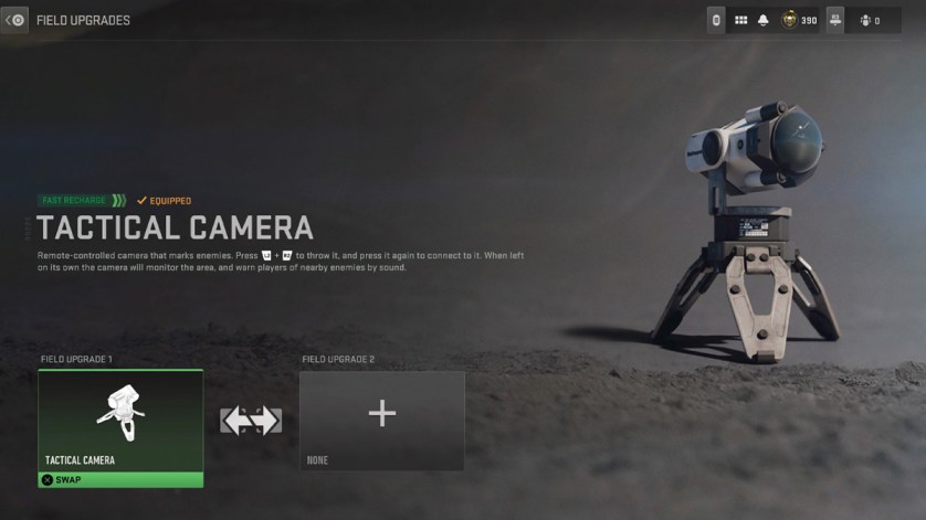 Tactical Camera Field Upgrade in Modern Warfare 2 and Warzone 2 