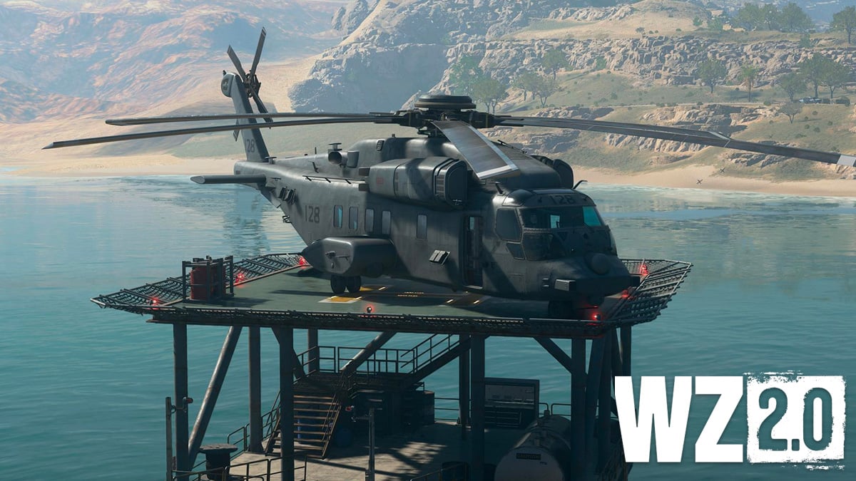 Warzone 2 Heavy Chopper with WZ2.0 logo