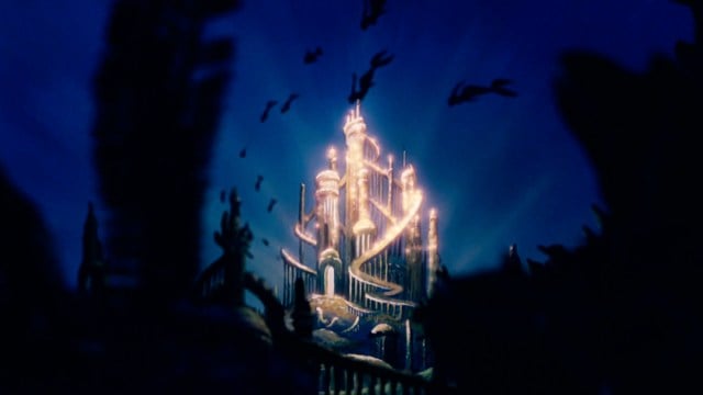 King Tritons palace in The Little Mermaid.