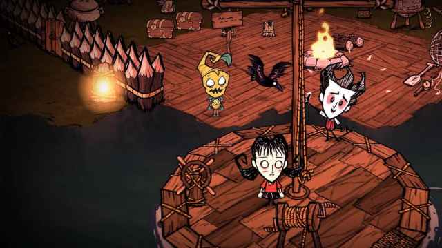 Characters from Don't Starve Together.