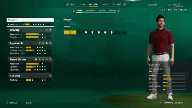 Upgrade Your Pro Fast EA Sports PGA Tour Skill Points