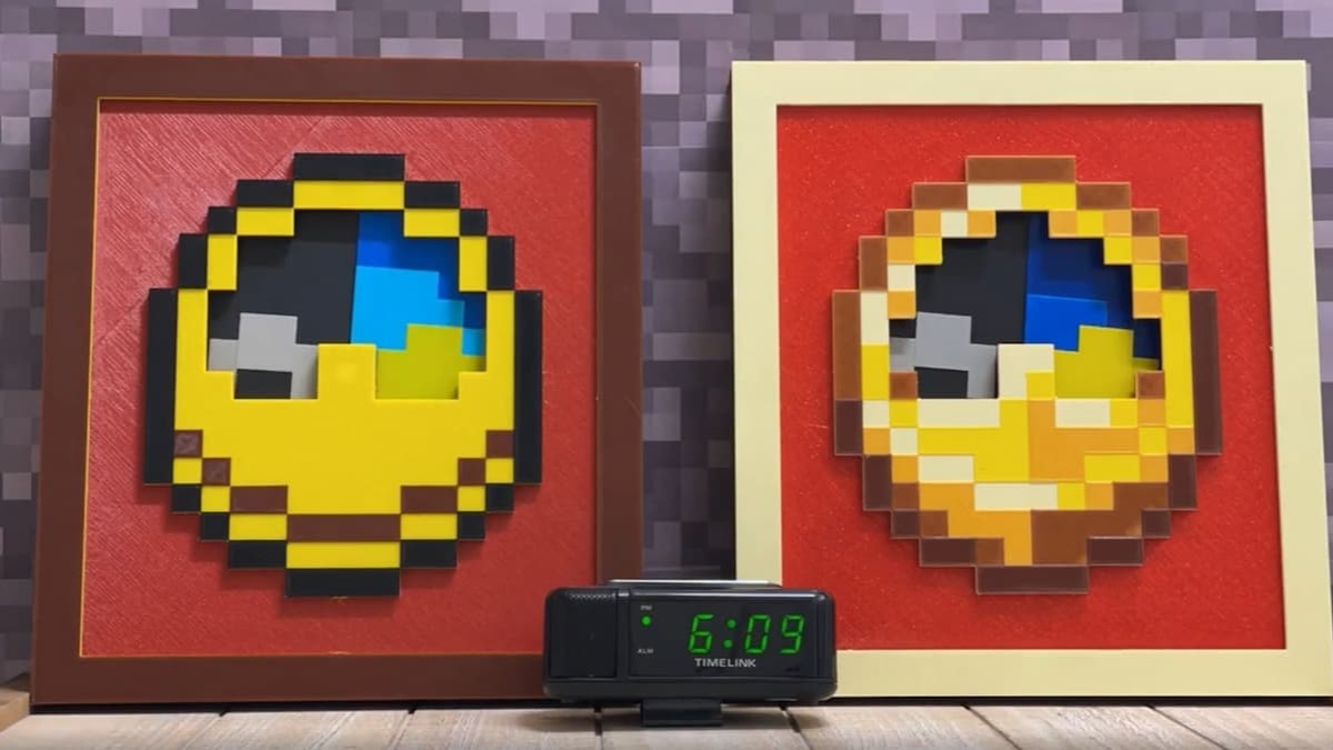 Reddit User Recreates Working Minecraft Clocks & Jukebox With 3D-Prints ...