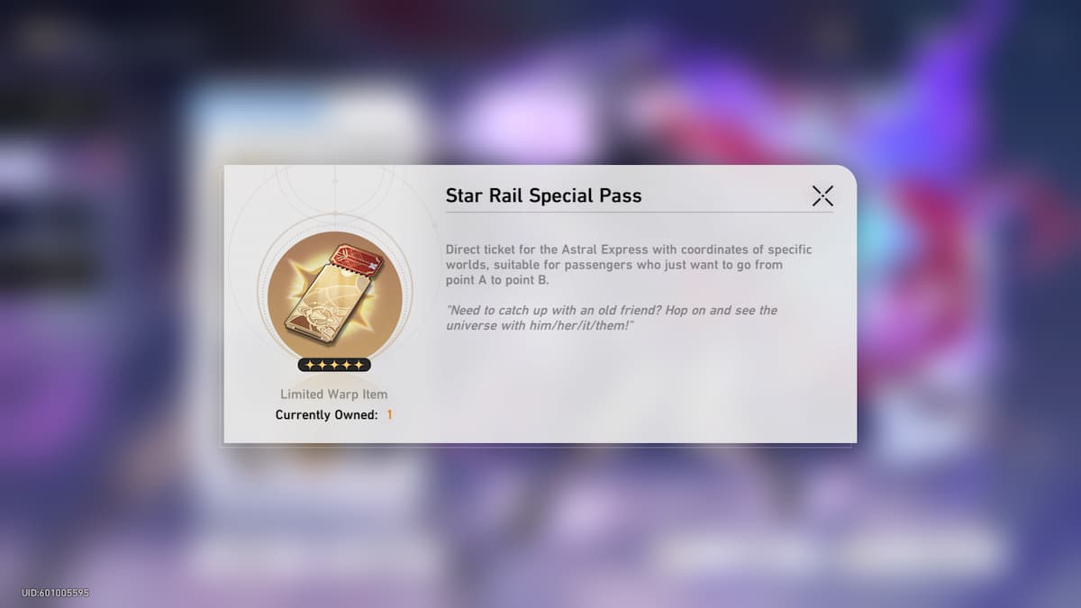 Star Rail Special Pass