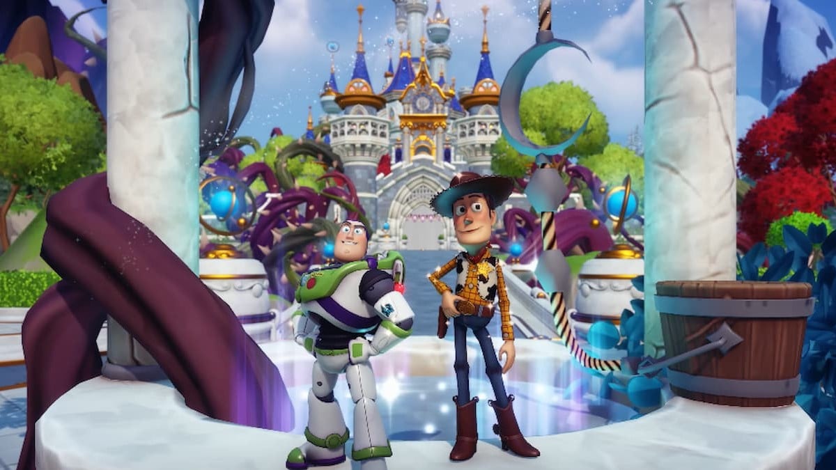 Woody and Buzz Lightyear in Disney Dreamlight Valley