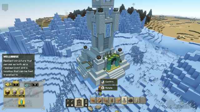 Wellhouses in Minecraft Legends