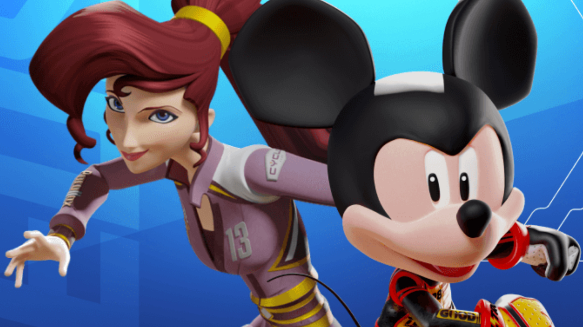Meg and Mickey in Disney Speedstorm