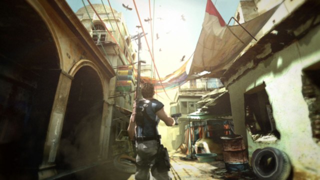 The favela in Resident Evil 5