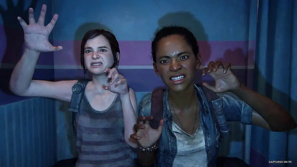 Ellie and Riley in The Last of Us
