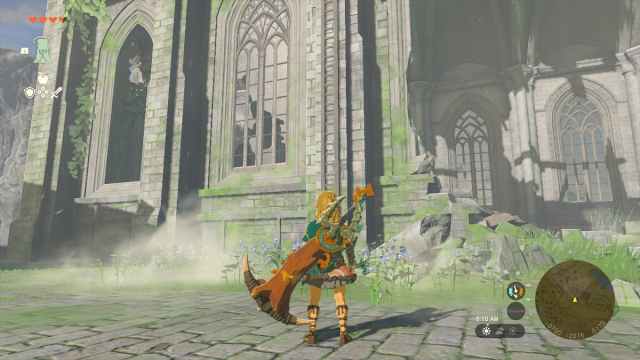 Temple of Time Ruins Ladder in Tears of the Kingdom