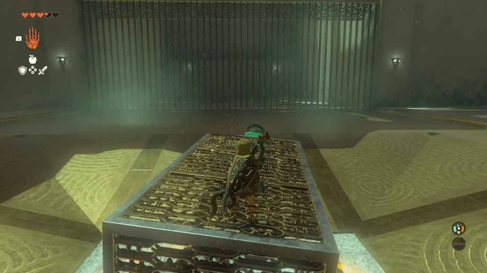 Blocked area in Makasura Shrine