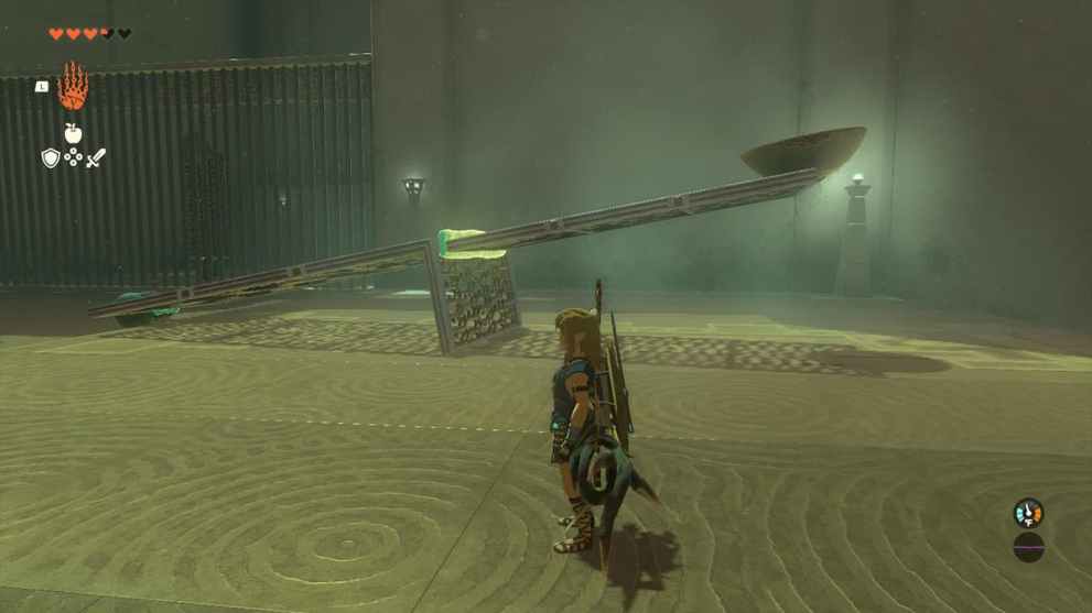 Crafting large catapult in Makasura Shrine Tears of the Kingdom