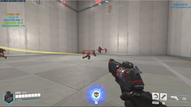 aim training with strafing in Overwatch 2