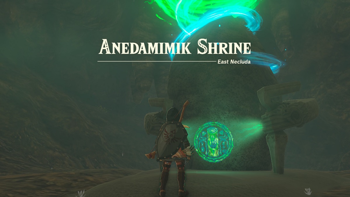 Anedamimik Shrine Puzzle Solution in Zelda: Tears of the Kingdom - How to Solve & Hidden Chest Location
