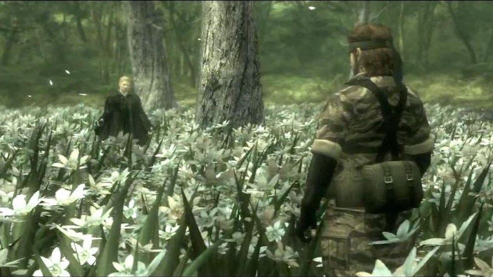 The Boss versus Snake in MGS3: Snake Eater