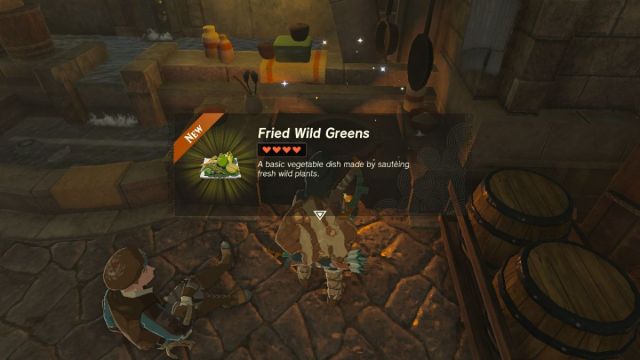 Fried Wild Greens in Zelda: Tears of the Kingdom