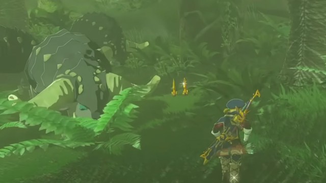 Dondon next to LInk in Zelda: Tears of the Kingdom