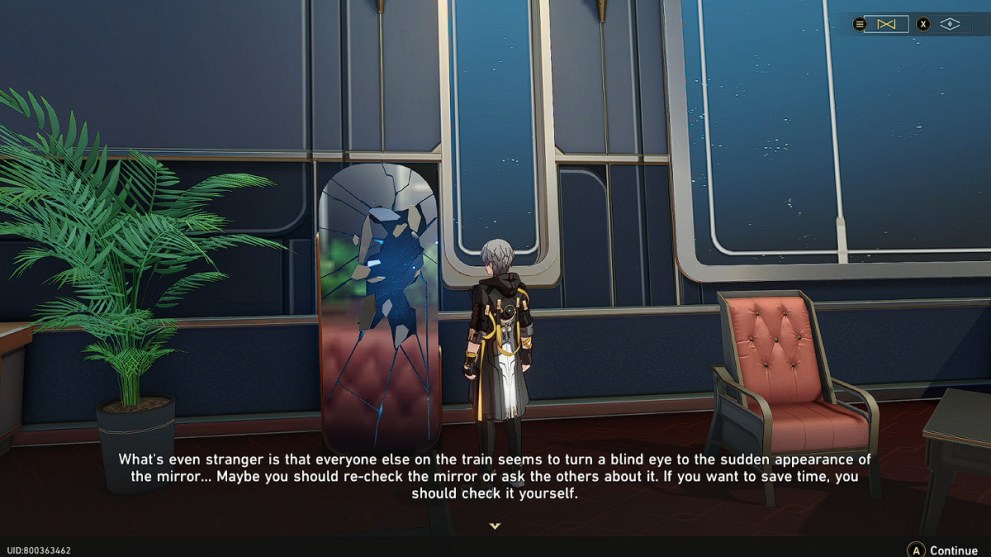 Honkai: Star Rail Mysterious Mirror in Fleeting Light quest.